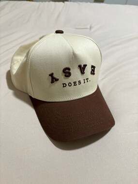 Pine Company Easy Does It Hat Brown/Off-White Snapback Cap